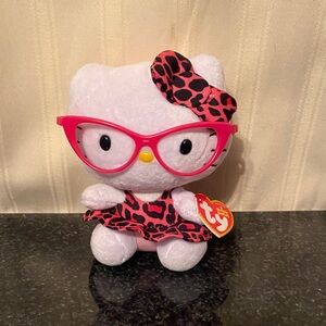 Ty Hello Kitty Leopard Print Plush